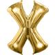 34in Gold Letter Balloon (X)